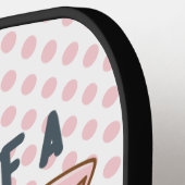 Grappige Varkensgrap  Pickleball Paddle (Links Detail)