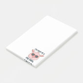 Grappige varkensgrap Post-it-notities Post-it® Notes (Schuin)