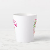 Grappige varkenskoffie dagelijks excuus voor taart latte mok (Voorkant)