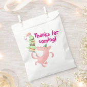 Grappige Varkenstaart Bedankt voor de komst! Carto Bedankzakje (Geknipt)