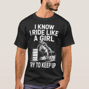 Grappige vatracekunst voor vrouwen meisjes cowboy t-shirt