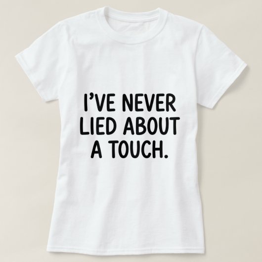 Grappige VB Witte Leugen Nooit Gelogen Over Een Aa T-shirt (Design voorkant)