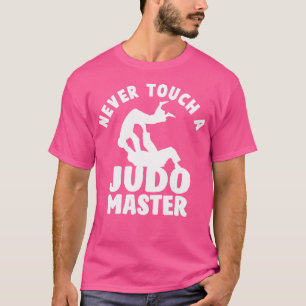 Grappige vechtsporten raken nooit een judo-meester t-shirt