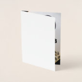 Grappige Veertig is de Nieuwe F-Bom Dames Folie Kaarten (Voorkant)