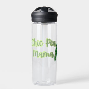 Grappige Vegan Chic Pea Mama Dames Waterfles