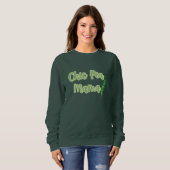 Grappige Vegan Chic Pea Mama Sweatshirt voor dames (Voorkant volledig)