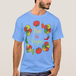 Grappige Vegan Lopt Op Groenten Vegetarisch Groent T-shirt