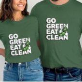 Grappige Vegan Peapod Ga Groen Eet Gezond Puur T-shirt