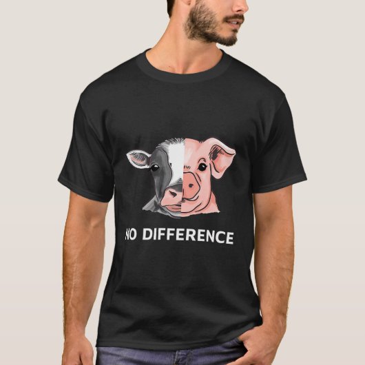 Grappige veganist vegetarisch Ik hou van veggies V T-shirt (Voorkant)