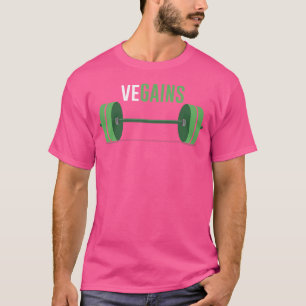 Grappige veganisten veganistisch dieet gewichtheff t-shirt