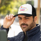 Grappige Vegas Sign Naam en Titel Trucker Pet