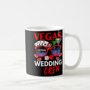 Grappige vegas trouwcrew 2026 vrijgezellenfeest koffiemok