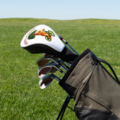 Grappige Veggie Rider Golfheadcover (Insitu)