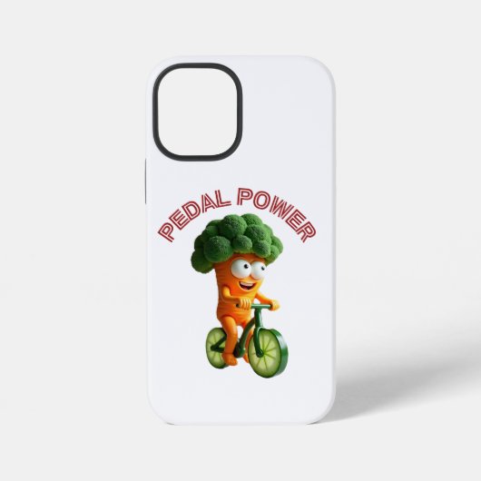 Grappige Veggie Rider iPhone Hoesje (Achterkant)