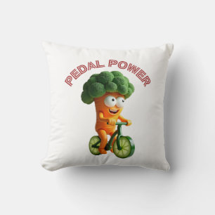 Grappige Veggie Rider Kussen