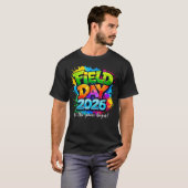 Grappige Veld Dag 2026 Laat Het Spel Beginnen T-shirt (Voorkant volledig)