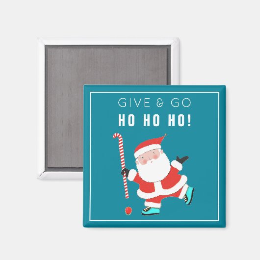 Grappige veld hockey kous Stuffers Magneet (Voorkant / Achterkant)