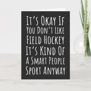 Grappige Veldhockey Kaarten Teamsport Speler