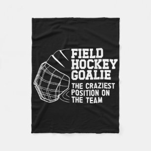 Grappige Veldhockey Keeper Veldhockey Doelman Fleece Deken