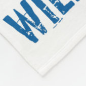 Grappige veldhockeycoach (1) fleece deken (Hoek)