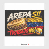 Grappige Venezolaanse Voedselsticker Sticker (Vel)