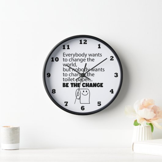 Grappige verandering toilet papier roll badkamer (Huis)