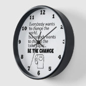 Grappige verandering toilet papier roll badkamer (Hoek)