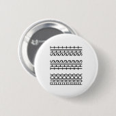 Grappige Verborgen Bericht Witte Olifant Cadeaus V Ronde Button 5,7 Cm (Voorkant /achterkant)