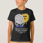 Grappige Verduistering 2024 Getting Mooned Joke T-shirt (Voorkant)