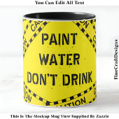 Grappige verf water offerte voor kunstenaars Craft Mok