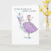 Grappige "verfrissende" vrouwen humor verjaardagsk kaart (Gele Bloem)