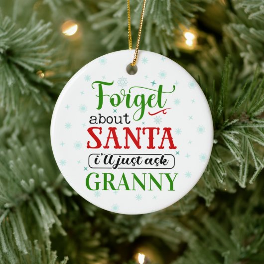 Grappige Vergeet Sinterklaas OMA Kerst Ornament (Boom)
