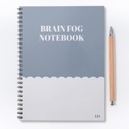 Grappige vergeetachtige hersenmist om te doen lijs notitieboek