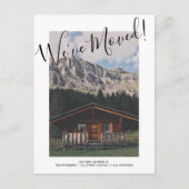 grappige verhuis aankondiging Upload je foto (Voorkant)