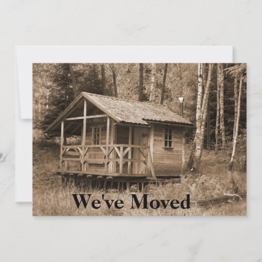 Grappige Verhuisde Nieuwe Adres Ansichtkaarten (Voorkant)