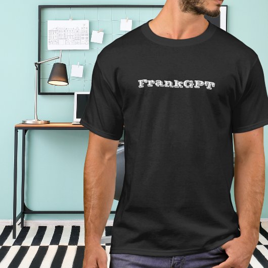 Grappige verjaardag aangepaste naam & GPT-collega T-shirt