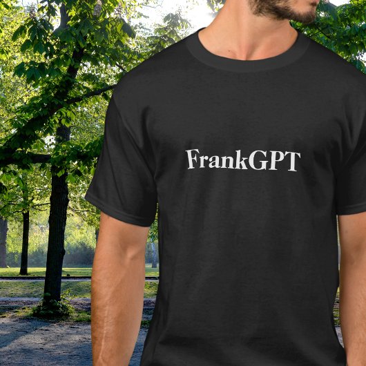 Grappige verjaardag aangepaste naam & GPT-collega T-shirt