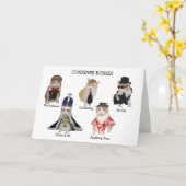 Grappige verjaardag baas kaart (Gele Bloem)