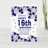 Grappige verjaardag broer kaart (Voorkant)