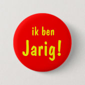 Grappige Verjaardag Button (Voorkant)