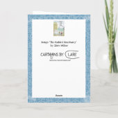 Grappige Verjaardag Cartoon Wenskaart: Zeevogels Kaart (Achterkant)