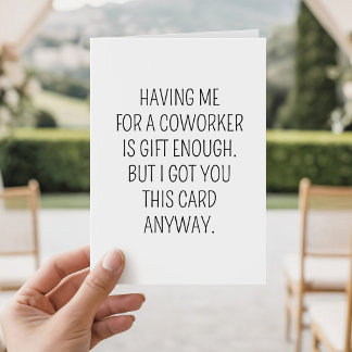 Grappige Verjaardag Collega Collega Humor Weggaan Kaart