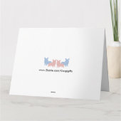 Grappige Verjaardag Corgi met Bone Kaart (Achterkant)