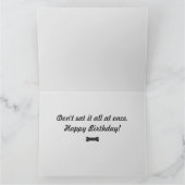 Grappige Verjaardag Corgi met Bone Kaart (Binnen)