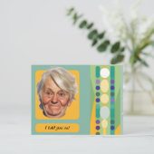 Grappige Verjaardag Dame Retro Briefkaart (Staand voorkant)
