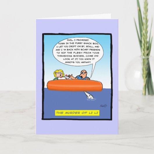 Grappige verjaardag - De moord op Li Kaart (Voorkant)