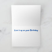 Grappige verjaardag dikke kat zegt dat diëten zijn kaart (Binnen)