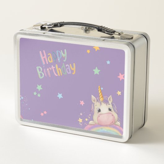 Grappige Verjaardag Eenhoorn (Achterkant)