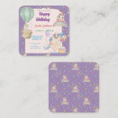 Grappige Verjaardag Eenhoorn Notitiekaartje (Voorkant / Achterkant)