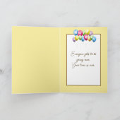 Grappige Verjaardag Ezel Dragen van een Pet Kaart (Binnen)